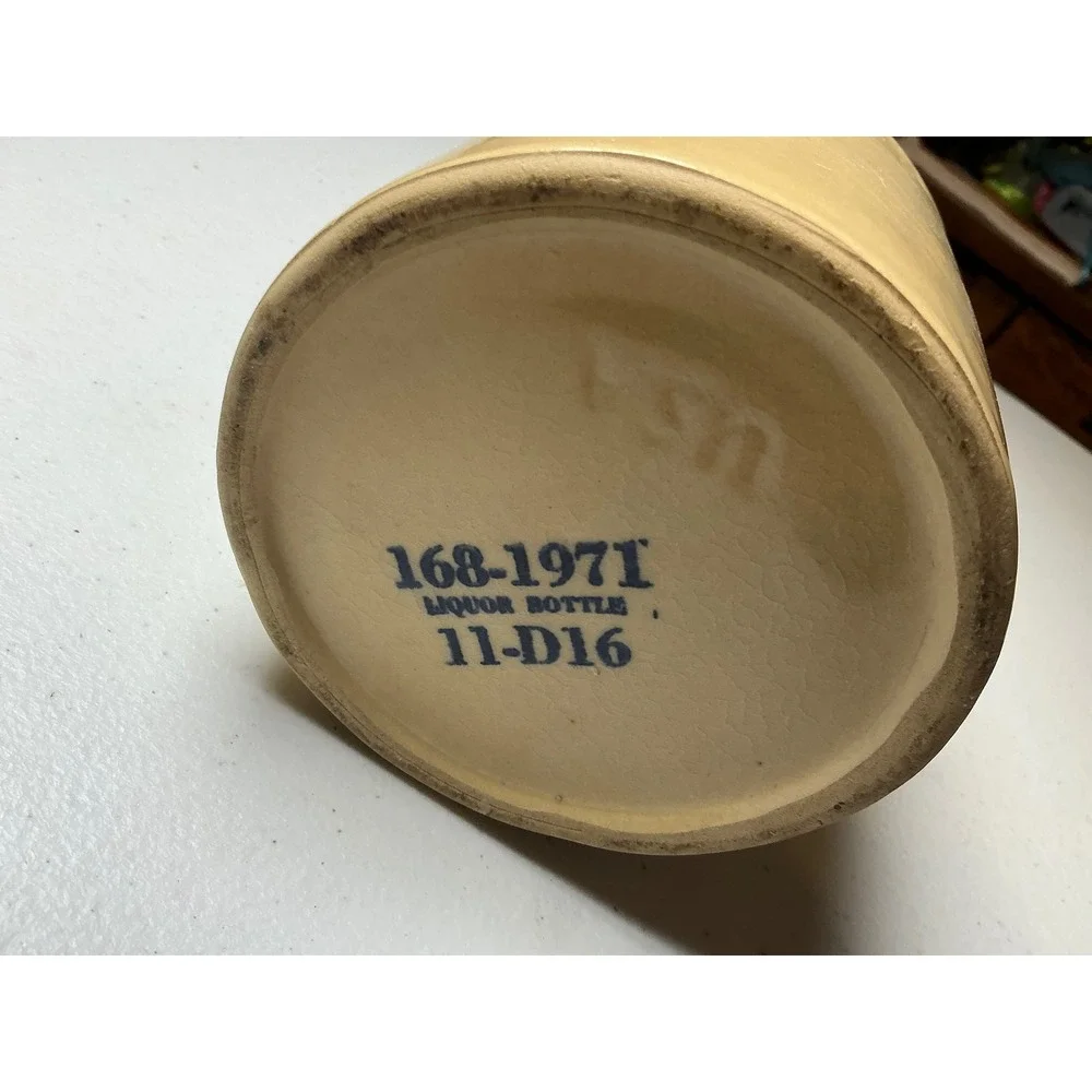 Vintage McCormick Platte Valley Straight Corn Whiskey StonewareJug 1971 4/5Quart